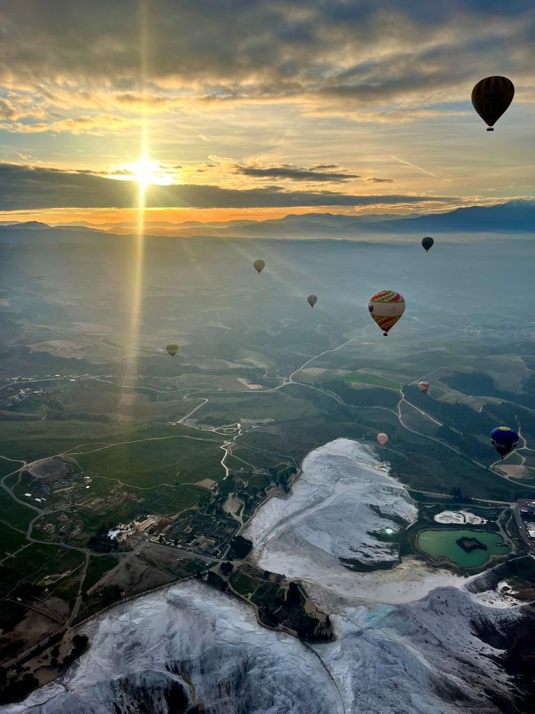 Globos desde el aire